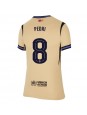 Billige Barcelona Pedri Gonzalez #8 Bortedrakt Dame 2025-26 Kortermet